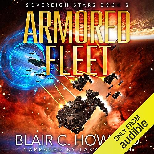 Armored Fleet Audiolibro Por Blair Howard arte de portada