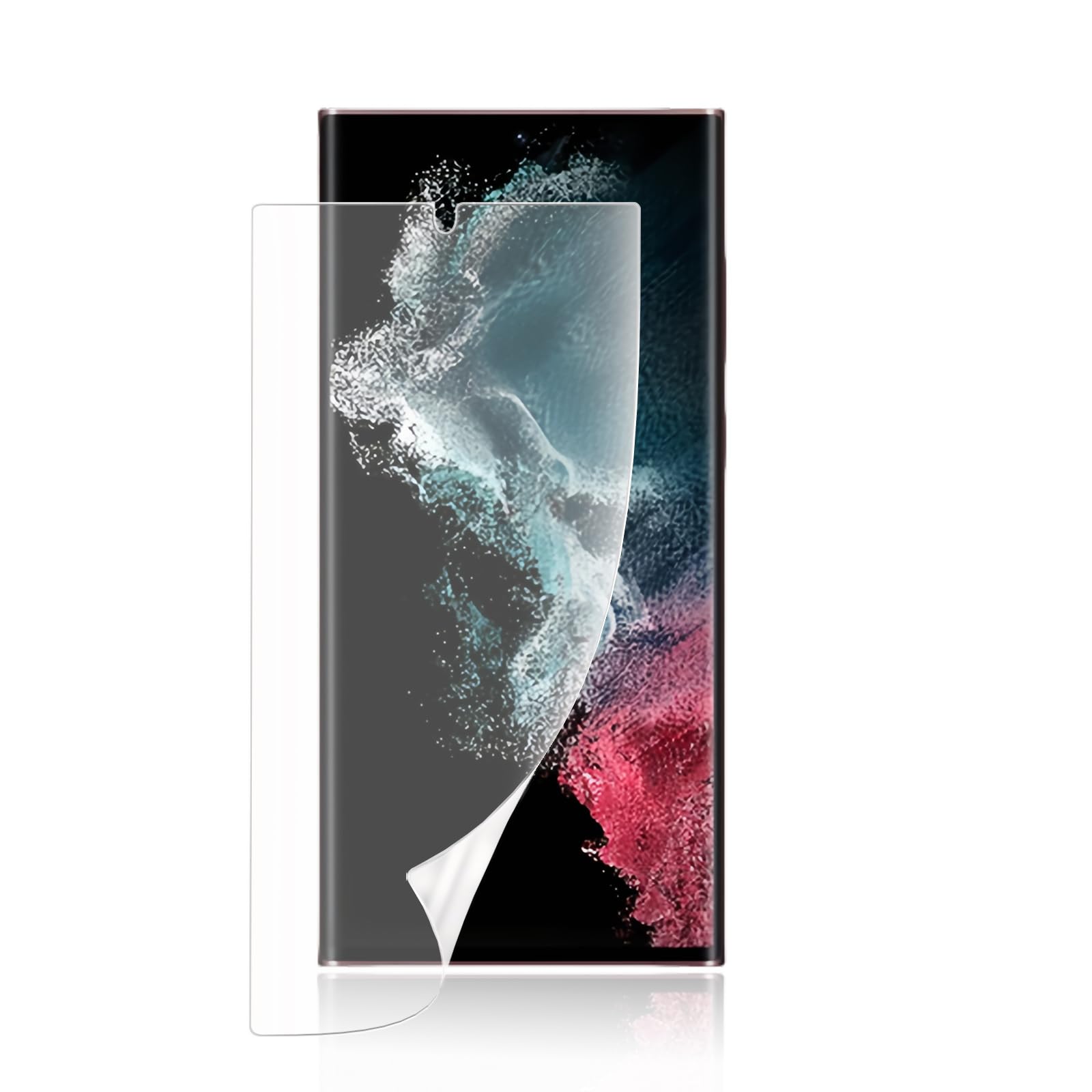 対応 Galaxy S22Ultra フイルム 指紋防止 サラサラ タッチ感 ゲームフィルム 衝撃吸収 高透過率 超薄型 ギャラクシーS22ウルトラ 保護フィルム 軟 TPU素材 ぎゃらくしーS22Ultra フィルム【疎水 アンチグレアフィルム】
