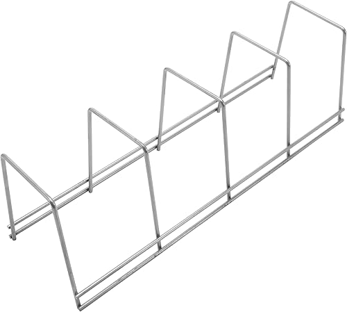 YBM Home Estante de almacenamiento de platos de alambre para platos, tablas de cortar, utensilios para hornear, ollas y sartenes, bandejas de