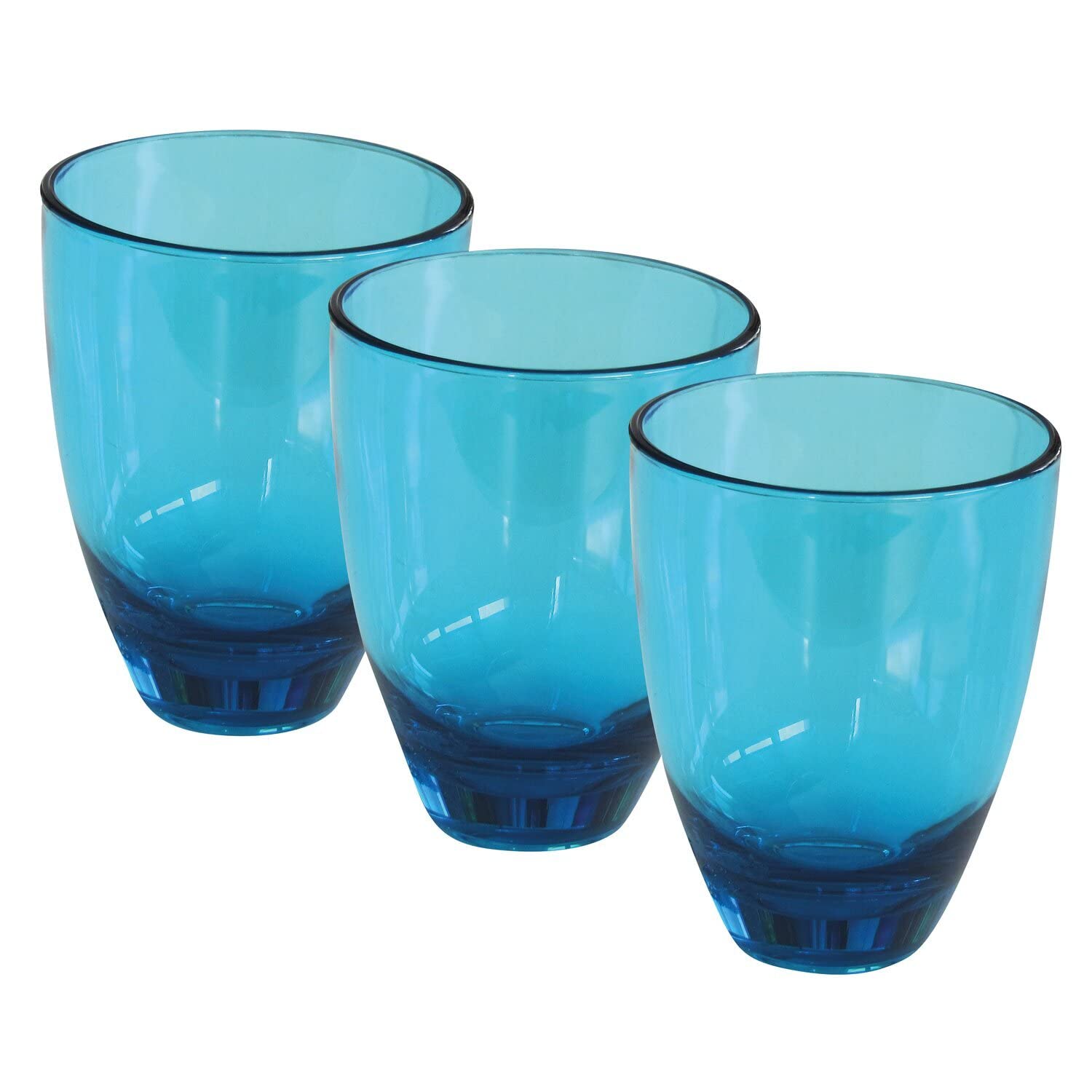 Wol - Lot de Verres Massa Coloris - Bleu