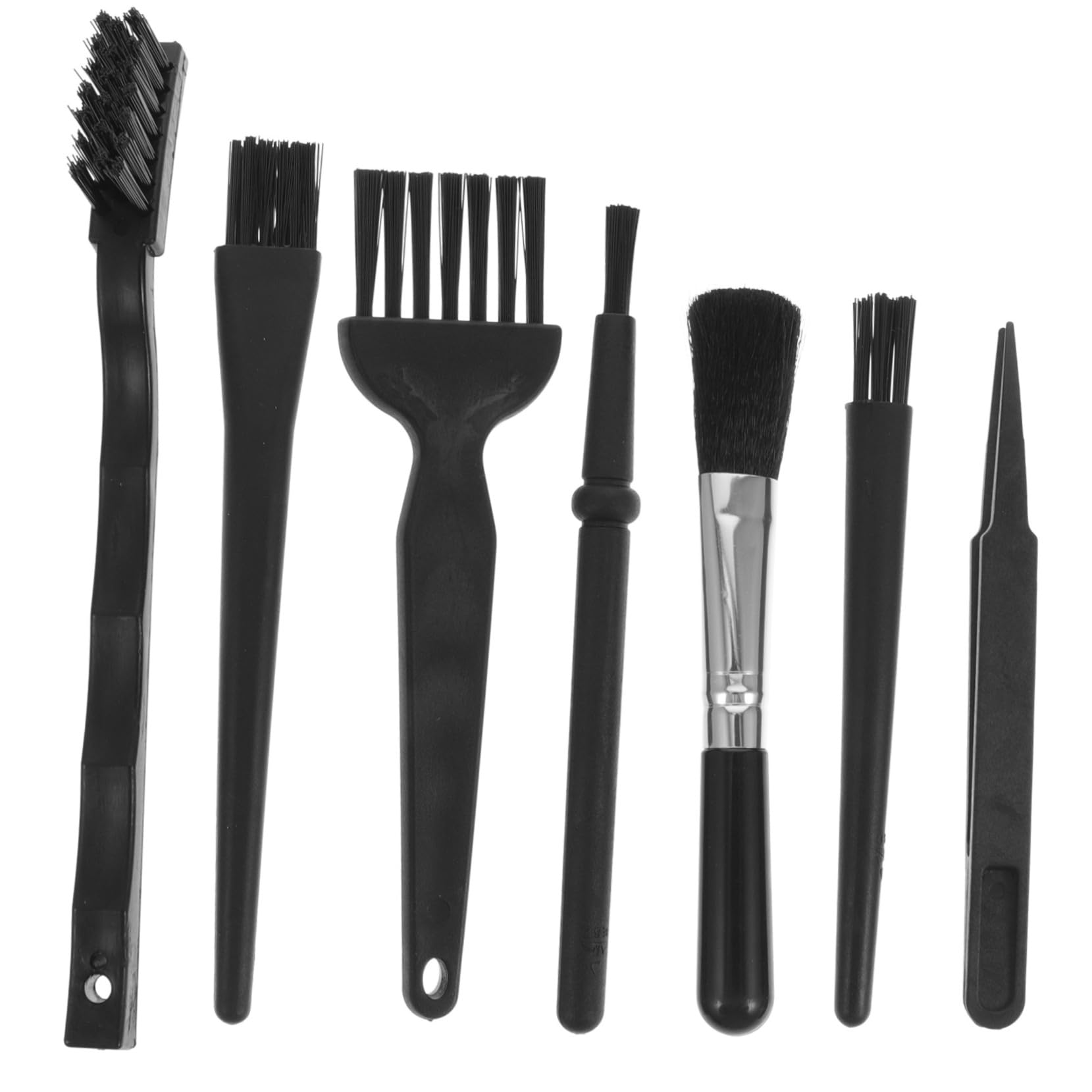TEHAUX 1 Set Cleaning Kit and Tools Keyboard Cleaner Brush Convenient Cleaning Sweep Home Portable Keyboard Home Keyboard Convenient Keyboard Creative Black