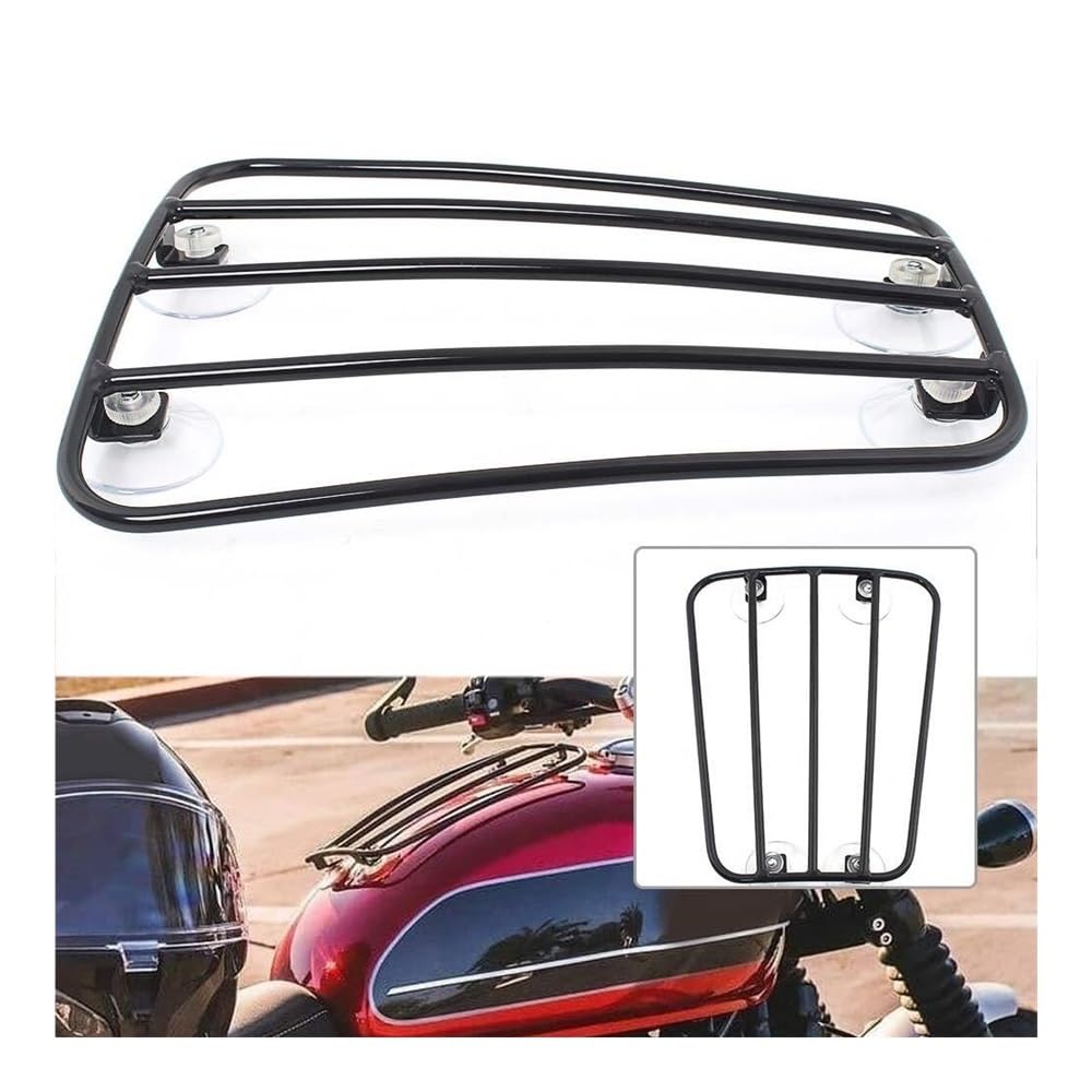 Portapacchi Scatola Coda Staffa della Cu Accessori universali per moto, ventose, portapacchi per serbatoio carburante, aerodinamico per Bonneville per Thruxton