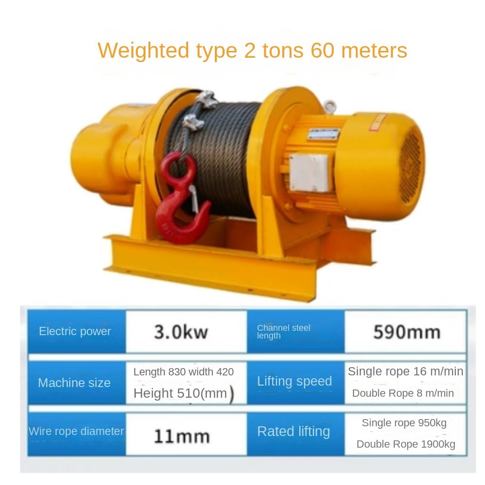 Wciągnik łańcuchowy Wielofunkcyjna wciągarka elektryczna 220/380 1,5T/2T/3T