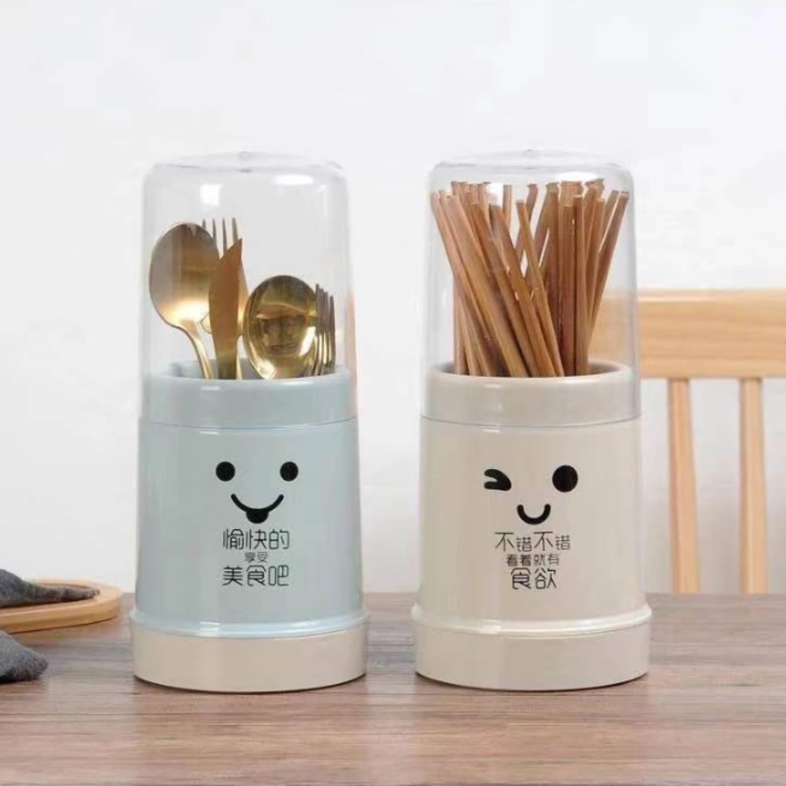 Cyrank Cutlery Holder with Lid - Image 4