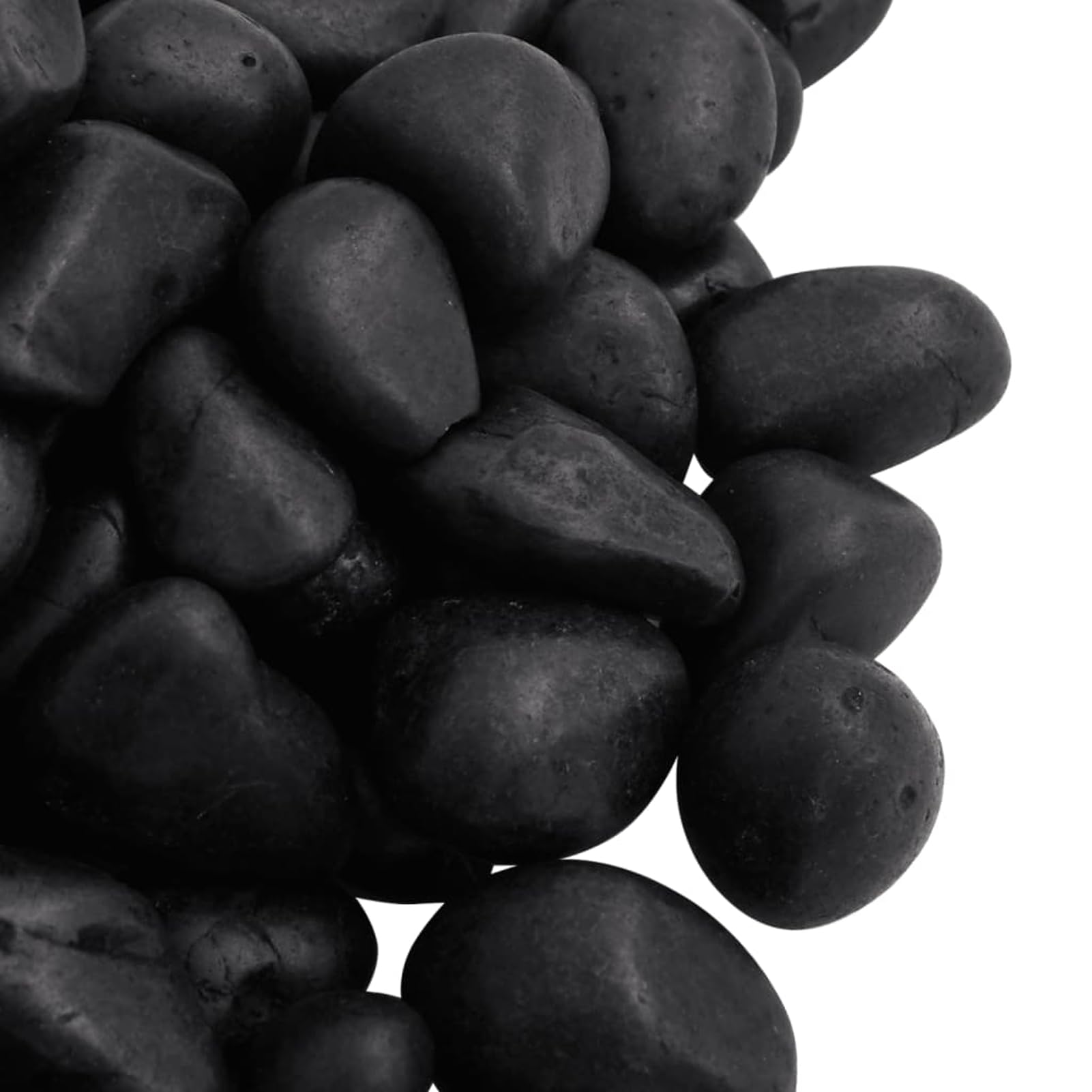 Fasba Guijarros Pulidos Decorativos para Acuarios y Jardines - 25 kg, Negro, 2-5 cm Modelo FCQY-3217191ES