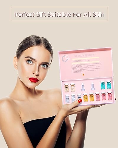 Miniatura 6 de BB Glow Starter Kit BB Glow Serum para Microneedling Sérum Ampolla kit de tratamiento de la piel de 027 onzas 12 viales