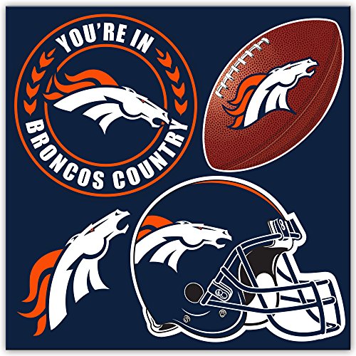 Aimants Denver Broncos Siskiyou magnet NFL bleu marine décoration maison