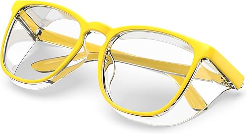 Miniatura 18 de Lentes de seguridad elegantes, lentes protectores transparentes antivaho y antiarañazos para hombres y mujeres