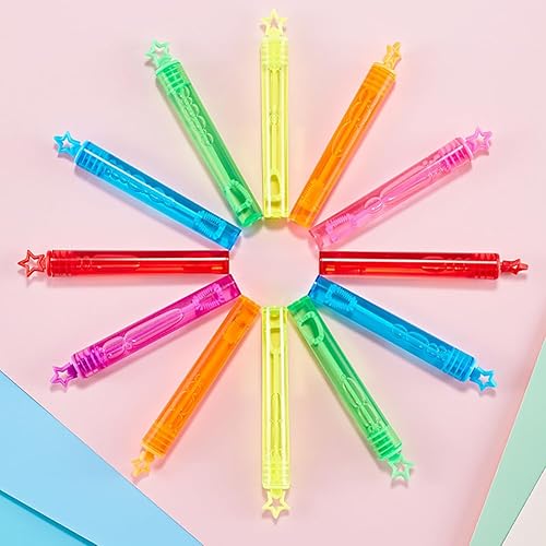 Miniatura 2 de 20 piezas de varitas de burbujas de colores vacíos para fiesta, mini burbujas para fiesta, tubos de burbujas pequeños, regalo de boda, burbujas