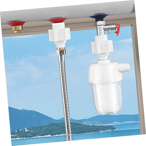 Miniatura 8 de Purificador de plumón, 3 piezas, para lavado, ducha, hogar, prefiltro de plástico, para el hogar, sistema de máquina de lavandería, accesorios de