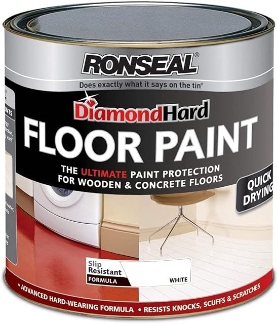 Ronseal Diamond Hard Floor Paint 750ml White