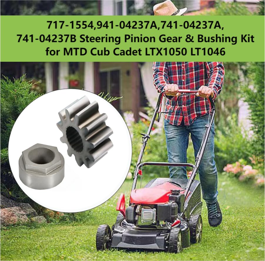 Ingranaggio Pignone E Boccola Per Cub-Cadet 717-1554 741-04237A - Foto 4