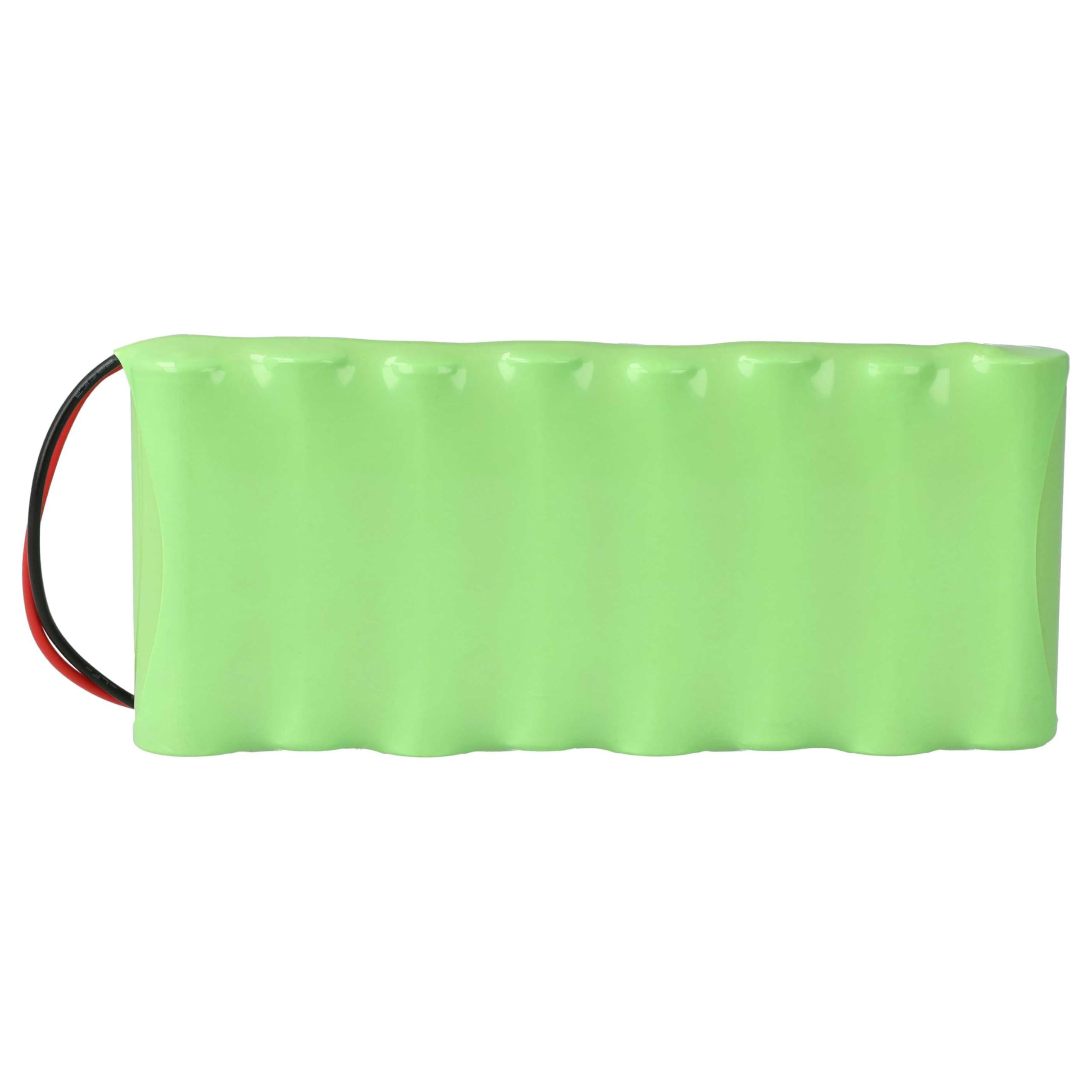 vhbw 2x batteria sostituisce Visonic 100729, GP220AAH8BMX, GP130AAH6BMX per sistema d'allarme (2200mAh, 9,6V, NiMH)