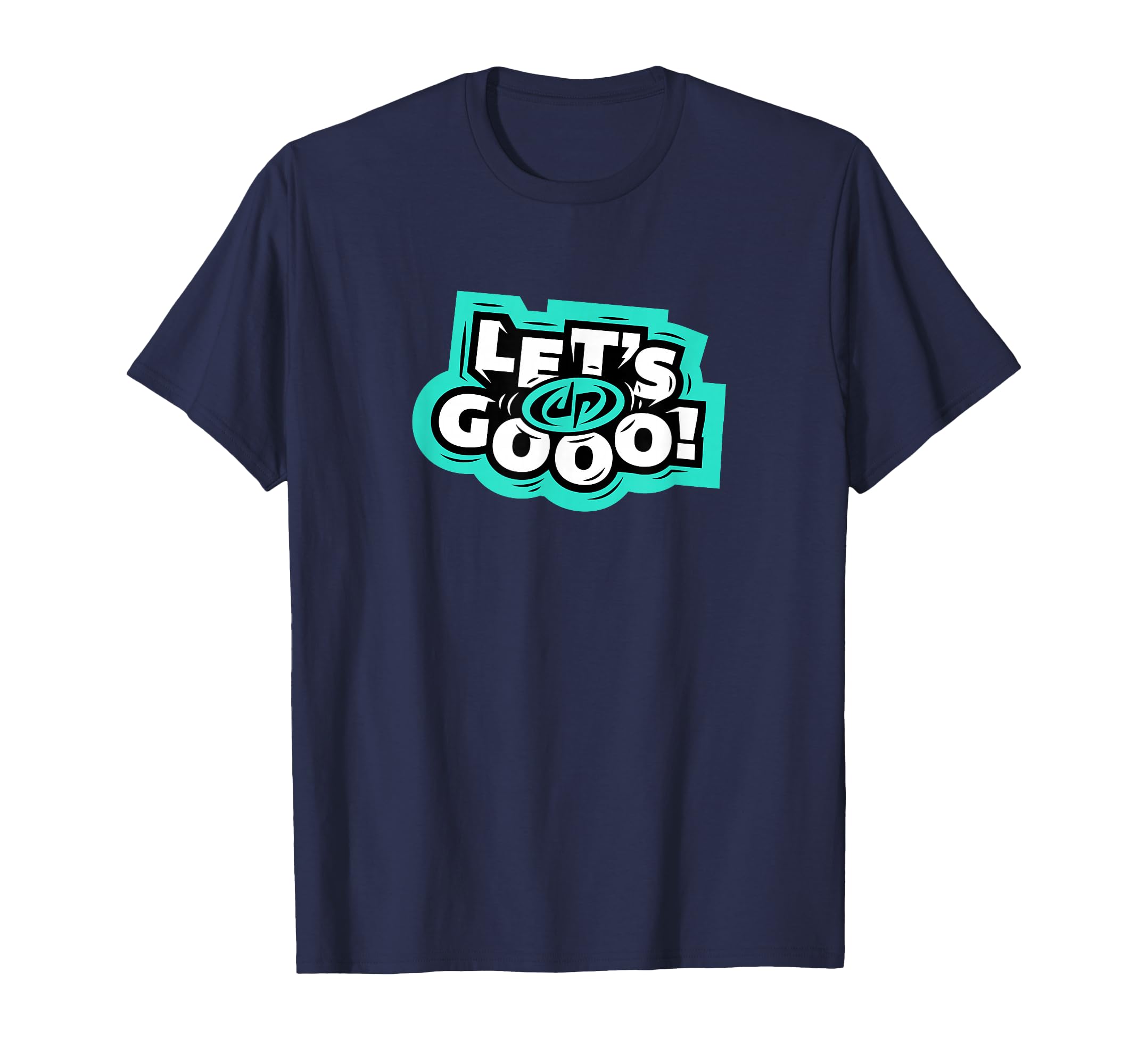 Dude Perfect Classic Fit Blue T-Shirt - Crew Neck, Short Sleeve, Letter Print