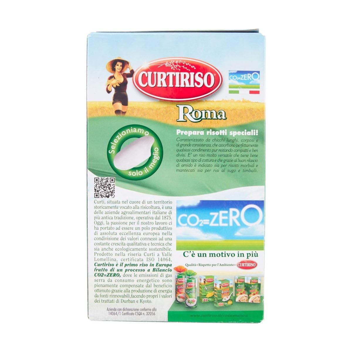 Italian Gourmet Roma-Reis Großkorn 10x1kg 10kg mit Polpa Großpackung