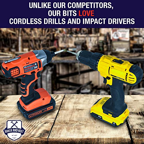 Phillips Screwdriver Drill Bit Set (PREMIUM 12pc COMPLETE SET) /w Storage Case and Bit Holder - PH #000 - PH #4 Hex Shank Magnetic Bit Set - Impact Ready - S2 Steel - Long 2in Heads for Drills