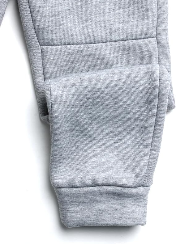 DKNY Boys Sweatpants - 4 Pack Active Performance Soft Fleece Boys Joggers Athletic Pants with Elastic Waistband and Pockets - Image 5