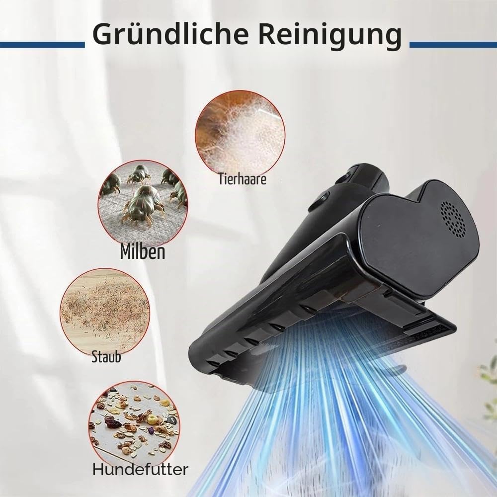 Mini Staubmilben Bürste für Dreame V20/V20 Pro/R20/R30/T20/T30/R10 Pro | Zubehör zum Reinigen von Sofas, Teppichen, Matratzen und Autositzen. Polsterbürste zum Entfernt Staubmilben und Allergene