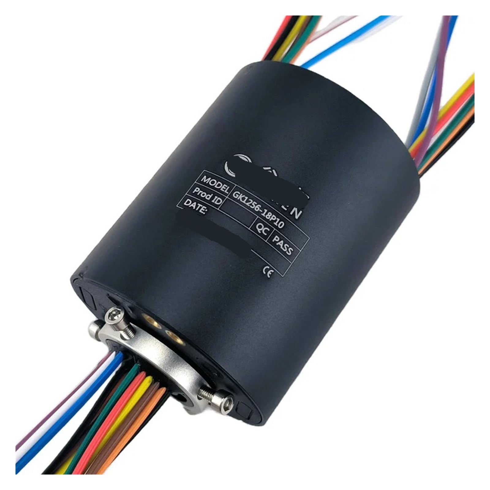 Anillo colector conductor de potencia pequeña GK1256-18P10, junta giratoria de 360 ​​grados, anillo colector industrial de alta precisión de 18 vías
