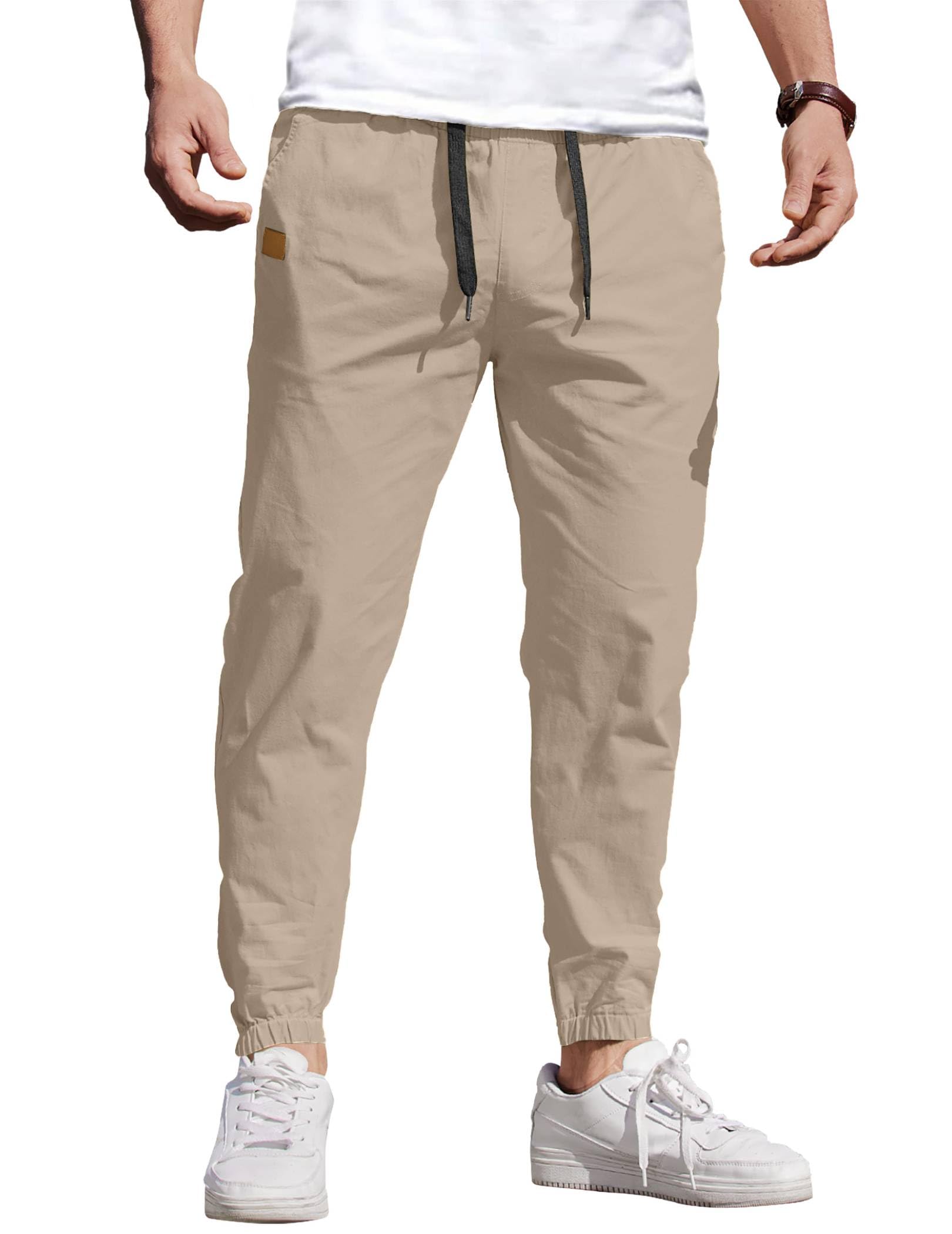COOFANDY Pantaloni Casual Uomo Pantaloni Cargo Pantaloni da Jogging Pantaloni Lavoro con Tasche