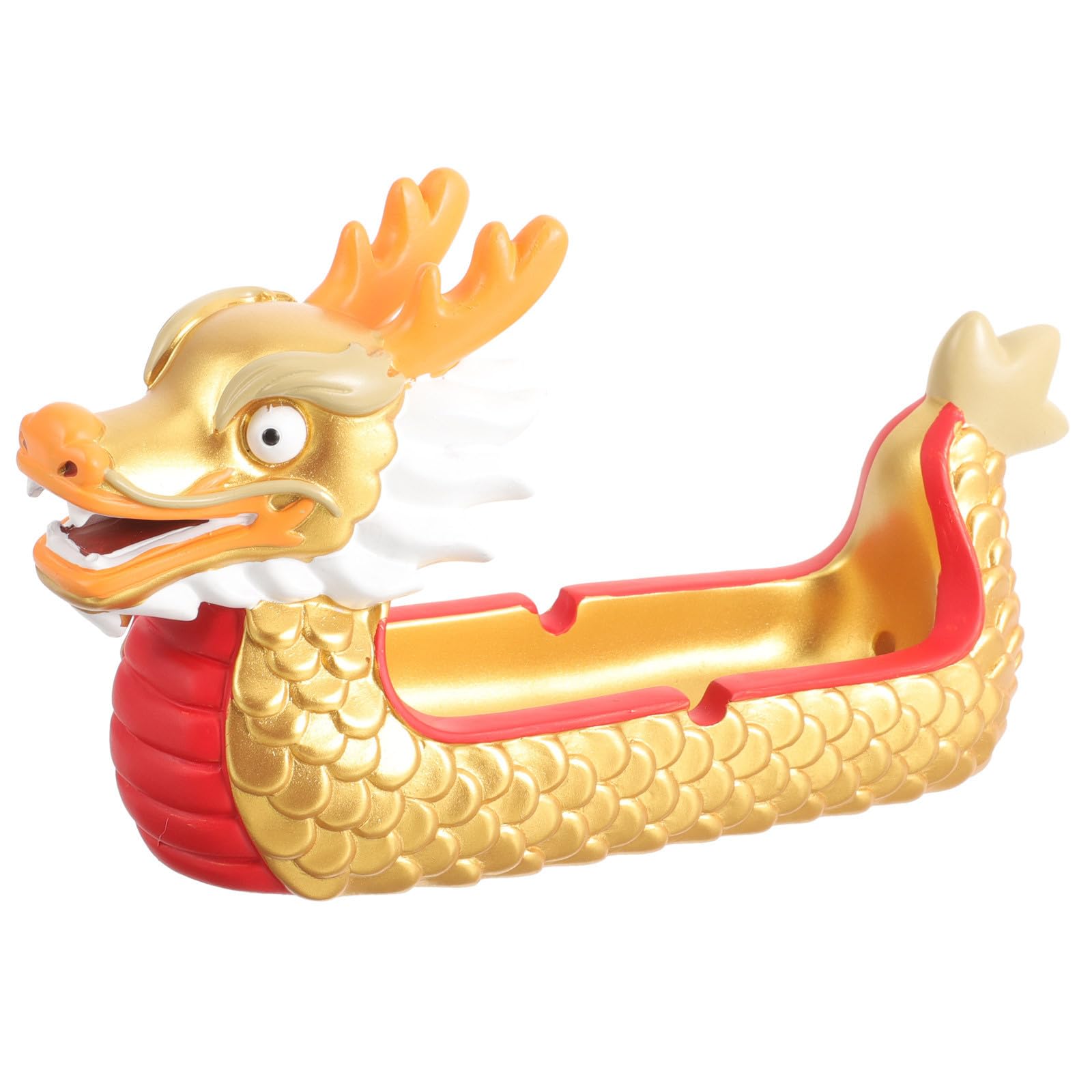 Cendrier en résine dragon or anti-odeur et résistant SECFOU