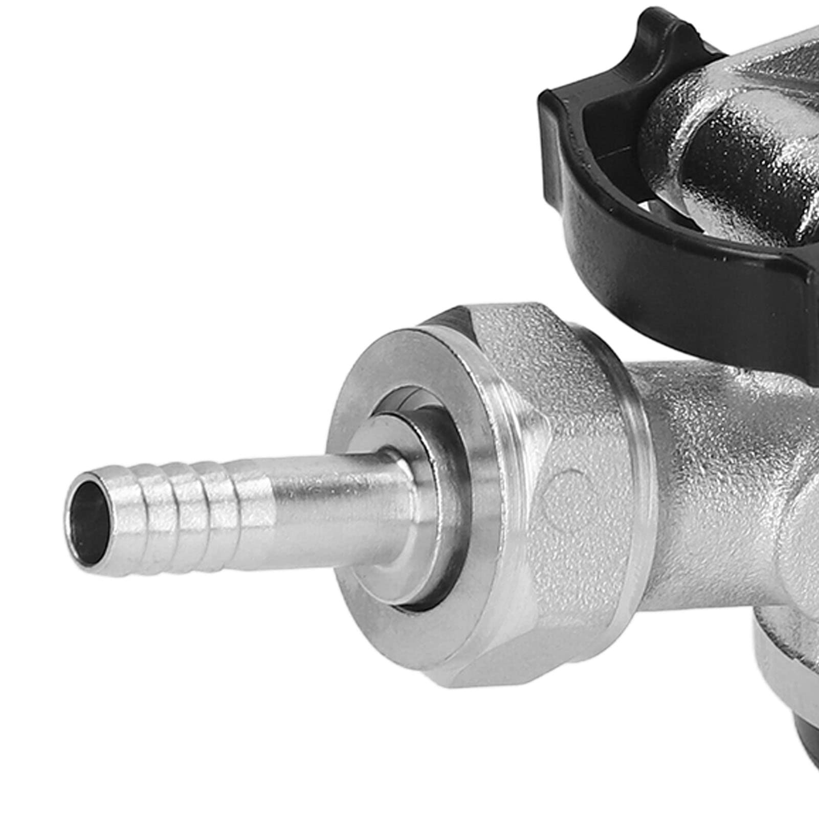 Kegverschluss Zapfkopf, Kombi Keg Flachkeg, G5/8 Gewinde Bierfass Kupplung Edelstahl Fassbierspender Fassbier Fasshähne Bierzapfhahn Koppler mit Unterlegscheibe Düse und für Heimbrausystem (Typ D)