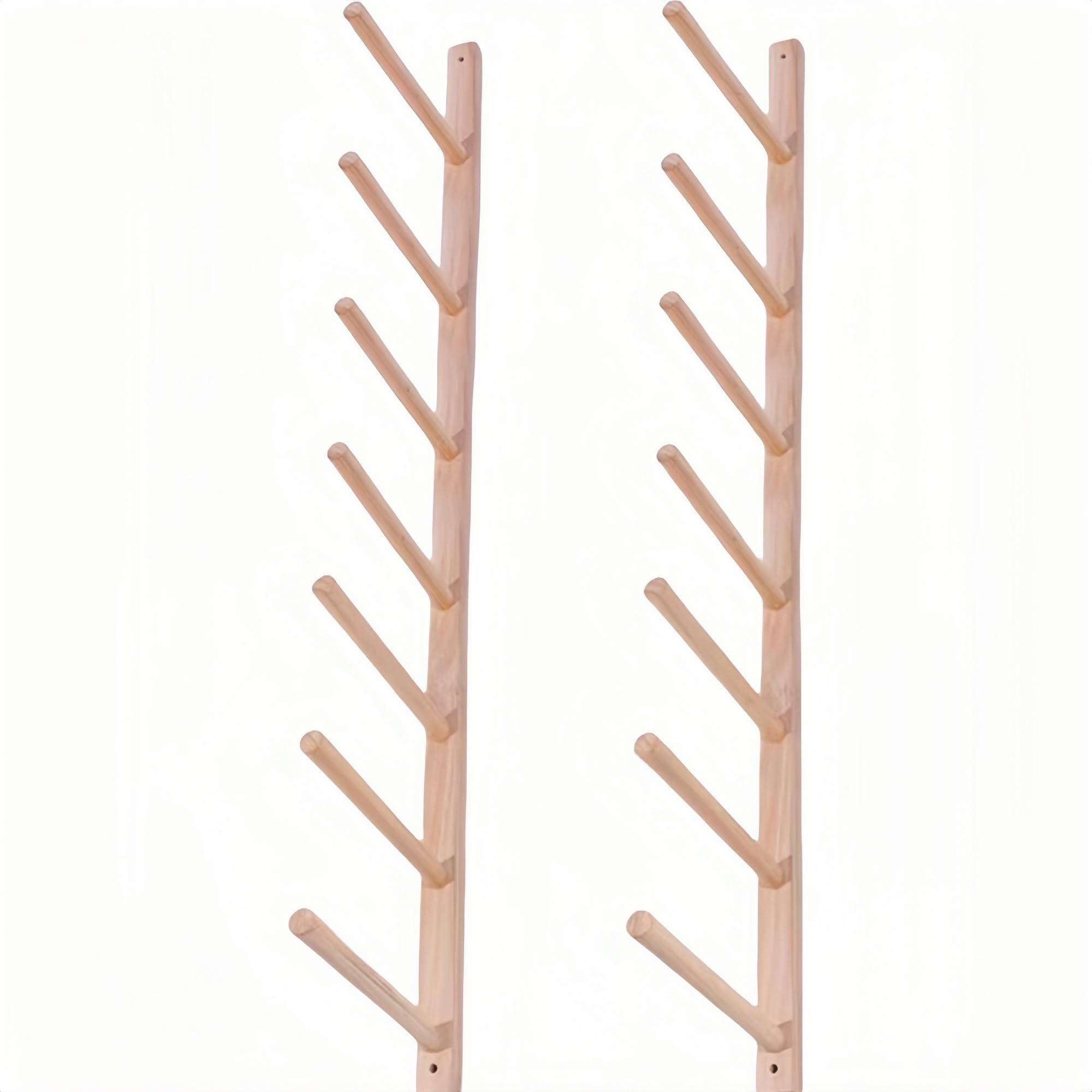 Estante de pared de 9 niveles para organizar esterillas de yoga y fitness en casa