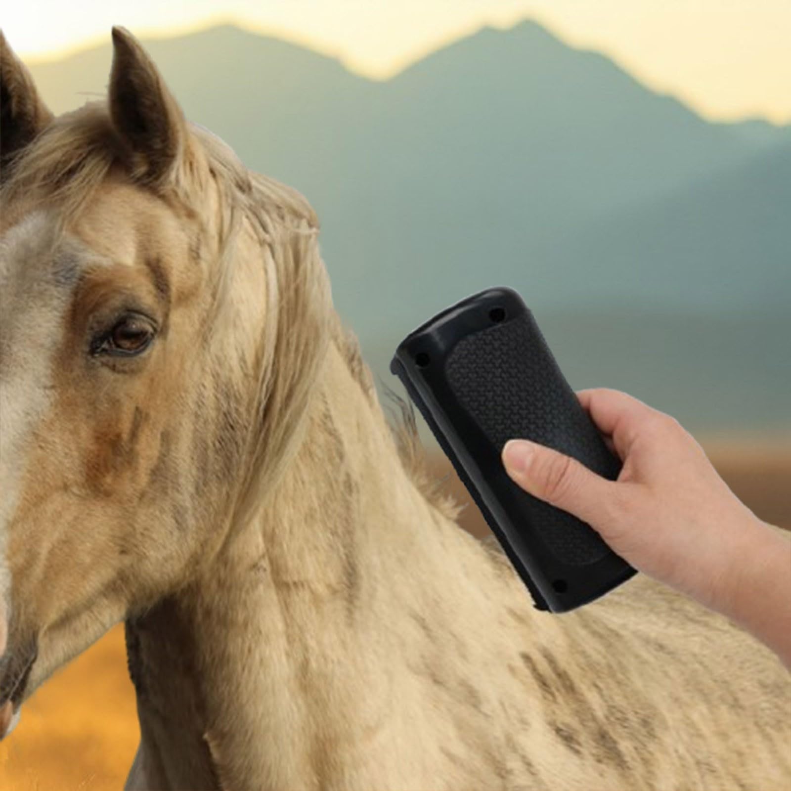 Spazzola per deshedding per gatti, cani, conigli, cavalli, ergonomica, per la salute e la bellezza, per capelli opachi, peli sciolti (3 pezzi)