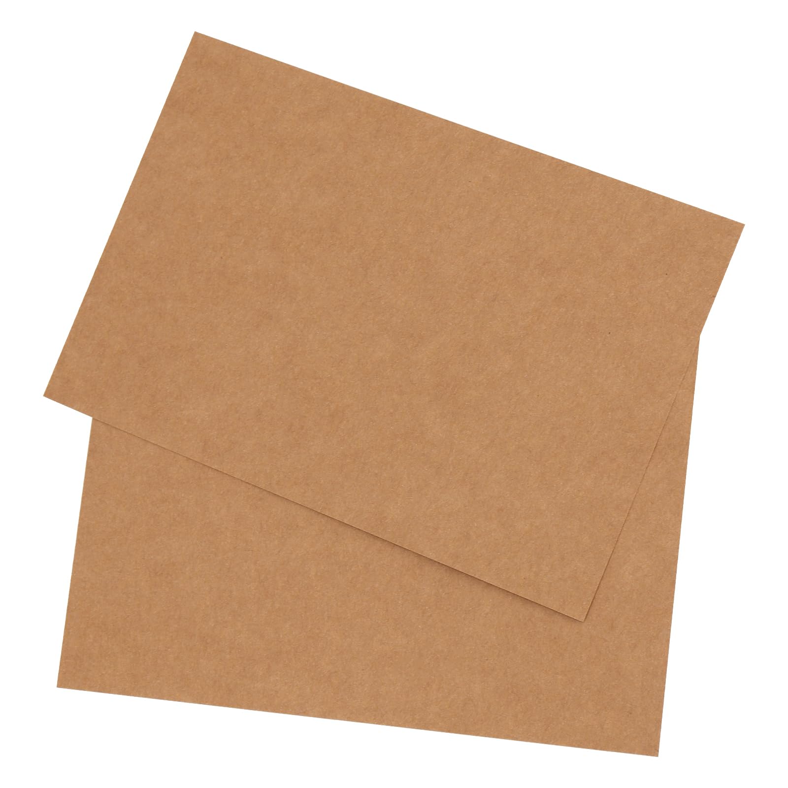 MUKLEI 300 Blatt 10,2 x 15,2 cm brauner Bastelkarton, 250 g/m², blanko, Kraftkarton, dicker brauner Karton für Einladungen, Speisekarten, Bastelarbeiten, DIY-Karten, Geschenkanhänger