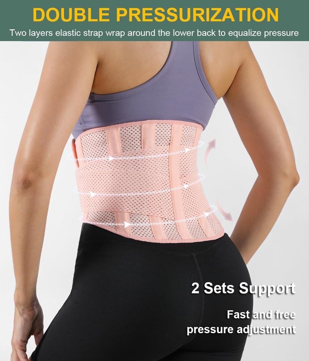 Ceinture Lombaire Réglables Ceinture De Maintien Légère Et Réglable for Femmes Travail Universel(Grey,S)