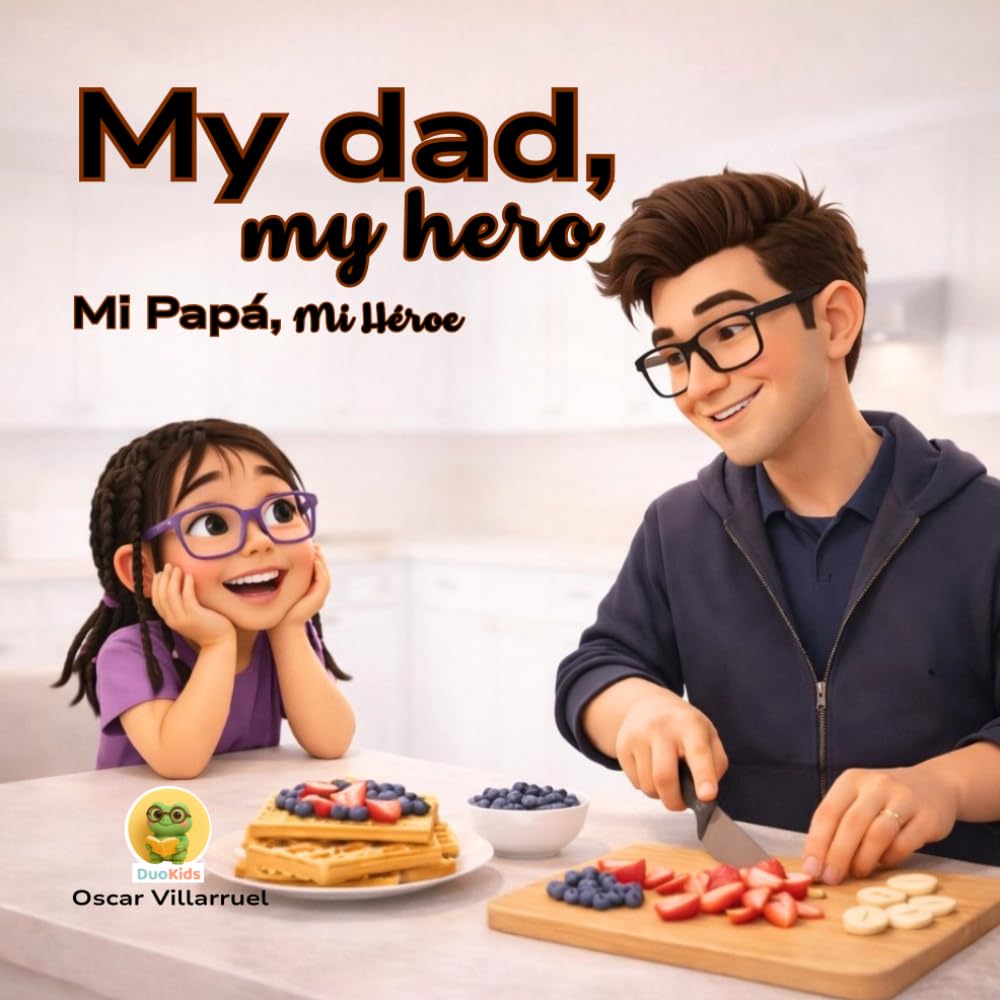 Mi papá, mi héroe - DUOKIDS: My dad, my hero - bilingual book (DuoKids Family Love & Heroic Growth Series)