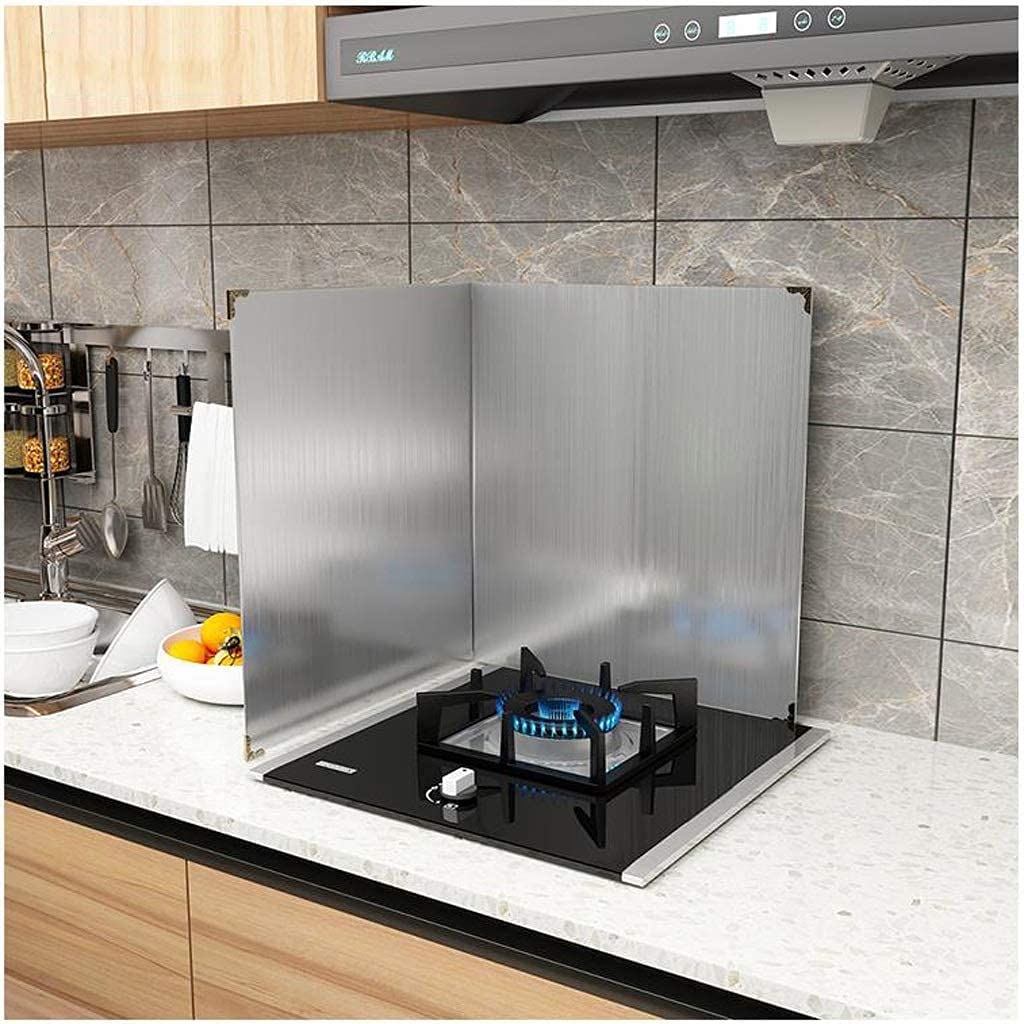 Plaque Anti-Projection Cuisine Pliable 38x30cm - 3 Côtés Protection Éclaboussures Huile