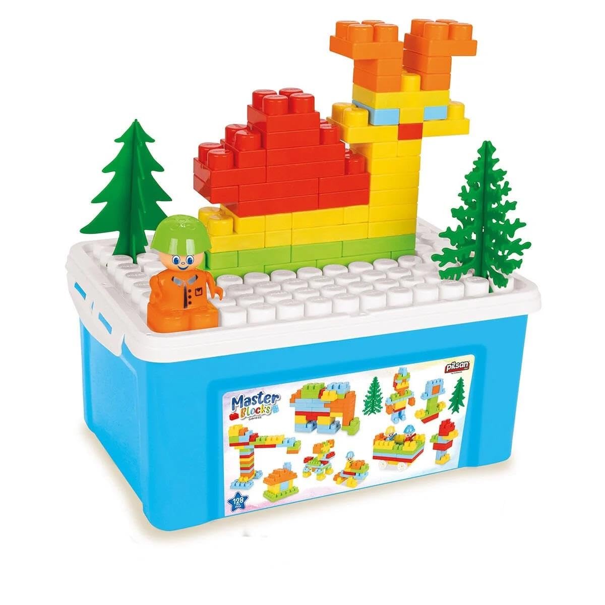 Master Bloks Kapaklı Kutu 128 Parça