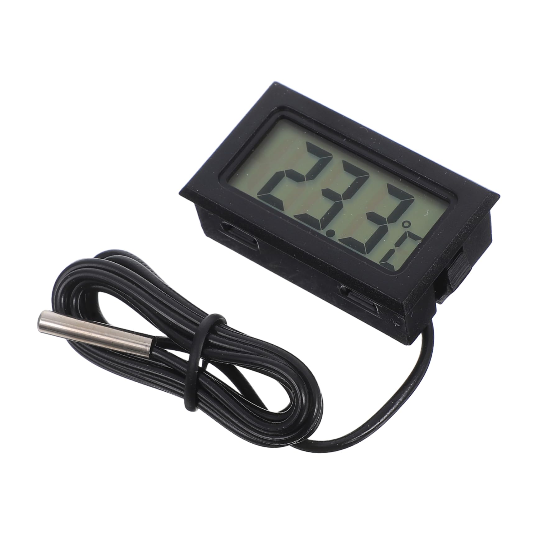 Garneck Digital Thermometer Digital Thermometer Plastic Black