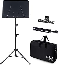 GLEAM Sheet Music Stand Lightweight with Carrying Bag - Portable for Children and Carrying out Dual Use Desktop Book Stand