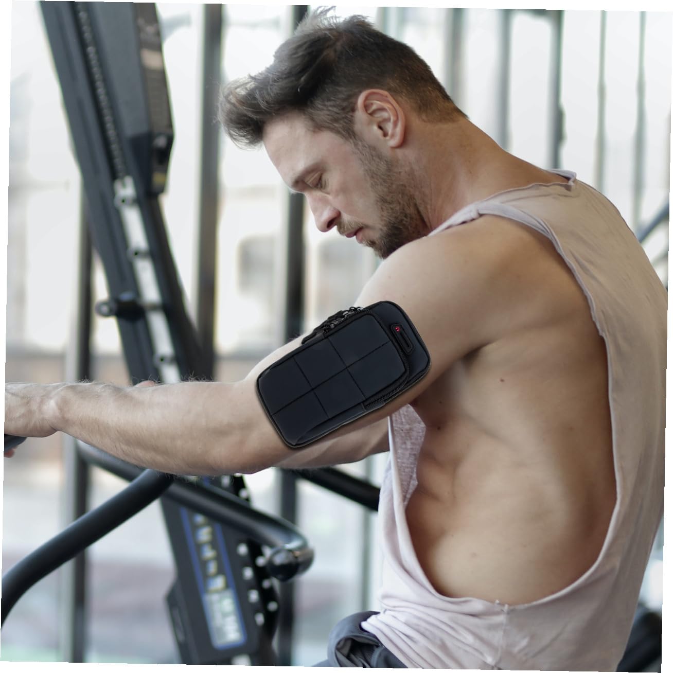 Uonlytech 3pezzi Borsa Per Smartphone Da Braccio e Traspirante Adatta Per Corsa e Allenamento Sacchetto Portacellulare Per Sportivi
