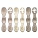 PandaEar Silikon Babylöffel Lernlöffel blw Löffel, 6 Stück Weich Esslernlöffel Baby Löffel Brei ab 4 6 Monaten zum Selber Essen, BPA frei Breilöffel Baby Spoon Self Feeding (Beige/Hellbraun/Braun)