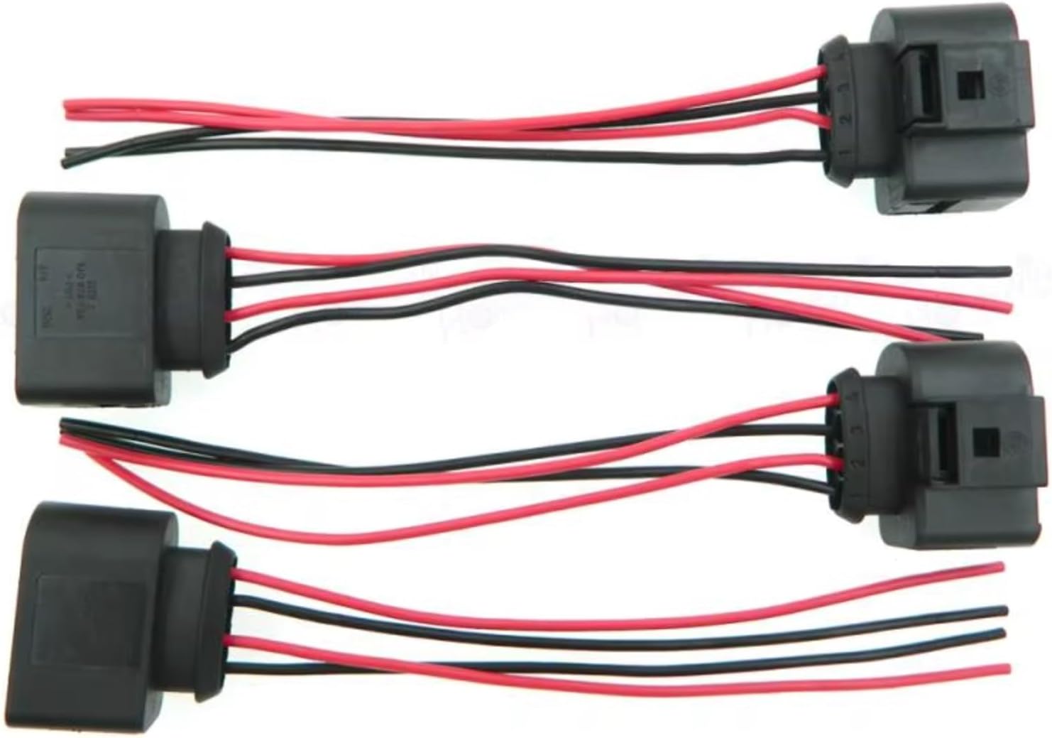 Ignition Coil Plug Compatible With VW For Passat 2001-2010 For CC 2009-2016 For Touareg 2004 2005 Ignition Coil Connector Harness Wiring Plug 648245-1(4 PCS)