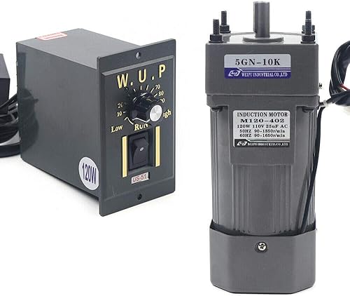 Miniatura 190 de Motor de engranajes eléctrico 120W DC 24V Reductor de engranajes helicoidal Caja de engranajes Motor eléctrico de engranajes RV 50K 35Nm Motor 120W