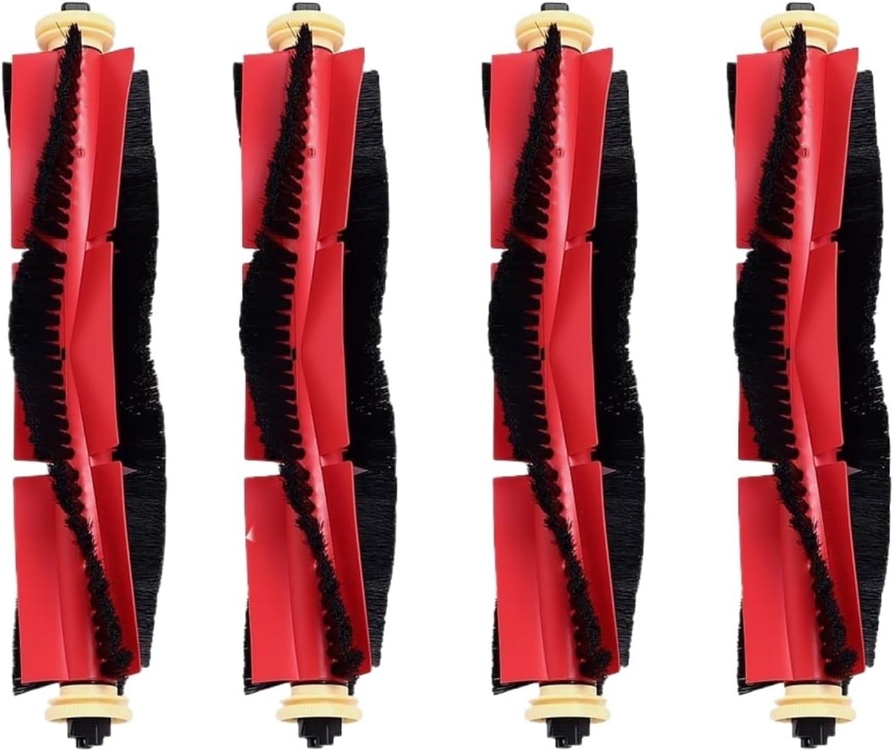 Detachable Main Brush, Compatible For S4 S5 S6 Max S50 S51 S60 S61 T4 T6 T7 Pro E35 E25 Robot Vacuum Parts(4 pcs)