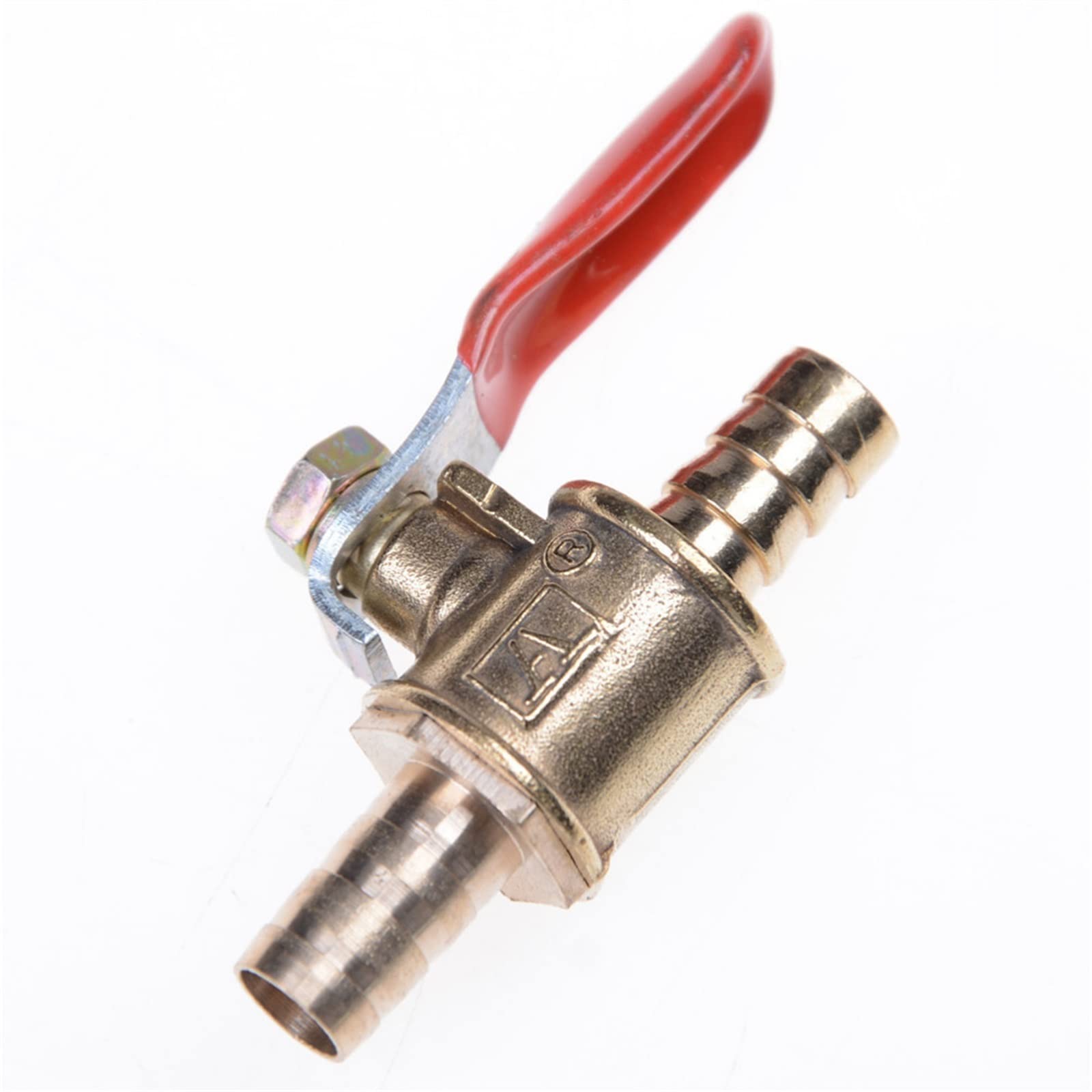 1/4 Wąż do węża 6 mm-10 mm Inline Mosiądz Woda Olej Powietrze Gaz Paliwo Linia odcinająca Zawór kulowy Złączki do węży 1 szt. (10 mm)