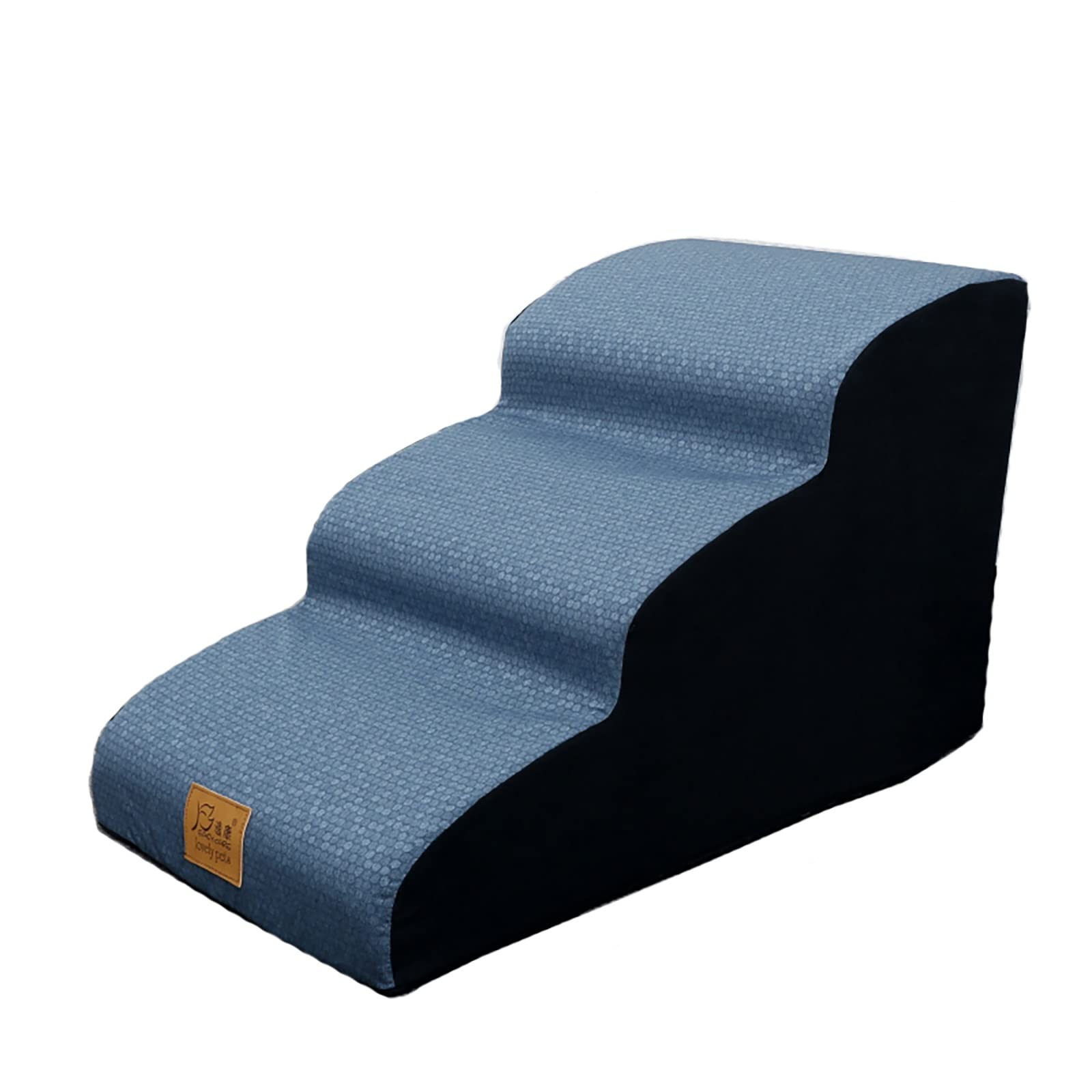Escalera portátil para sofá Cama para Mascotas pequeñas y Medianas, escaleras de Espuma de Alta Densidad con Cubierta extraíble e Impermeable, 2 escalones ()