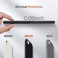 Vista 3 de Miracase Funda ultradelgada diseñada para iPhone SE 2022 (3ª generación)/iPhone SE 2020 (2ª generación)/iPhone 7/iPhone 8 con protector de pantalla