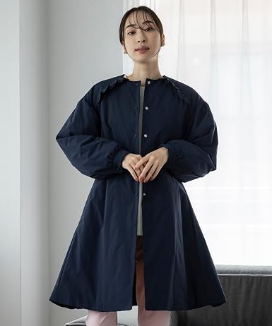 新品SONO NAVY/ソーノネイビー】中綿フェミニニティ撥水パテッドコート Amazon | [ソーノ] コート NAVY フェミニニティ撥水パテッドコート