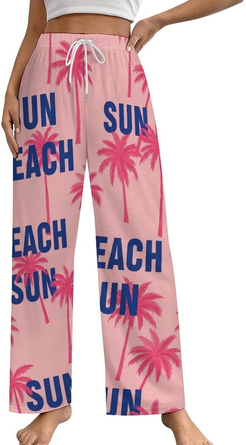 Killer WhalesWomen's Pajama Pants Soft Warm Loose Fit Adjustable Waist Loungewear