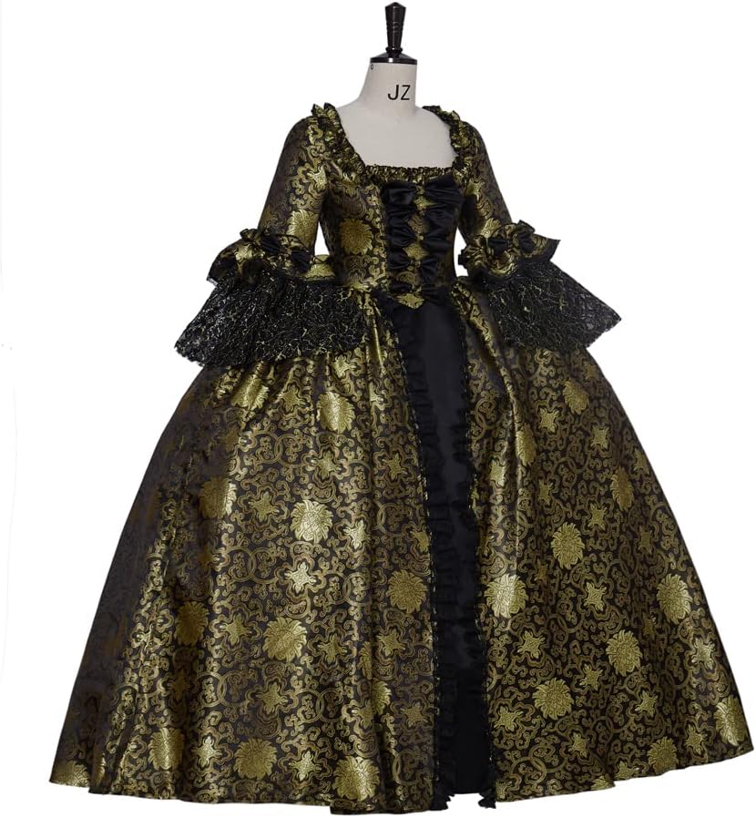 Queen Marie Antoinette Rococo Ball Gown Gothic Victorian Dress Costume 18th Century Colonial Dress Women - Image 3