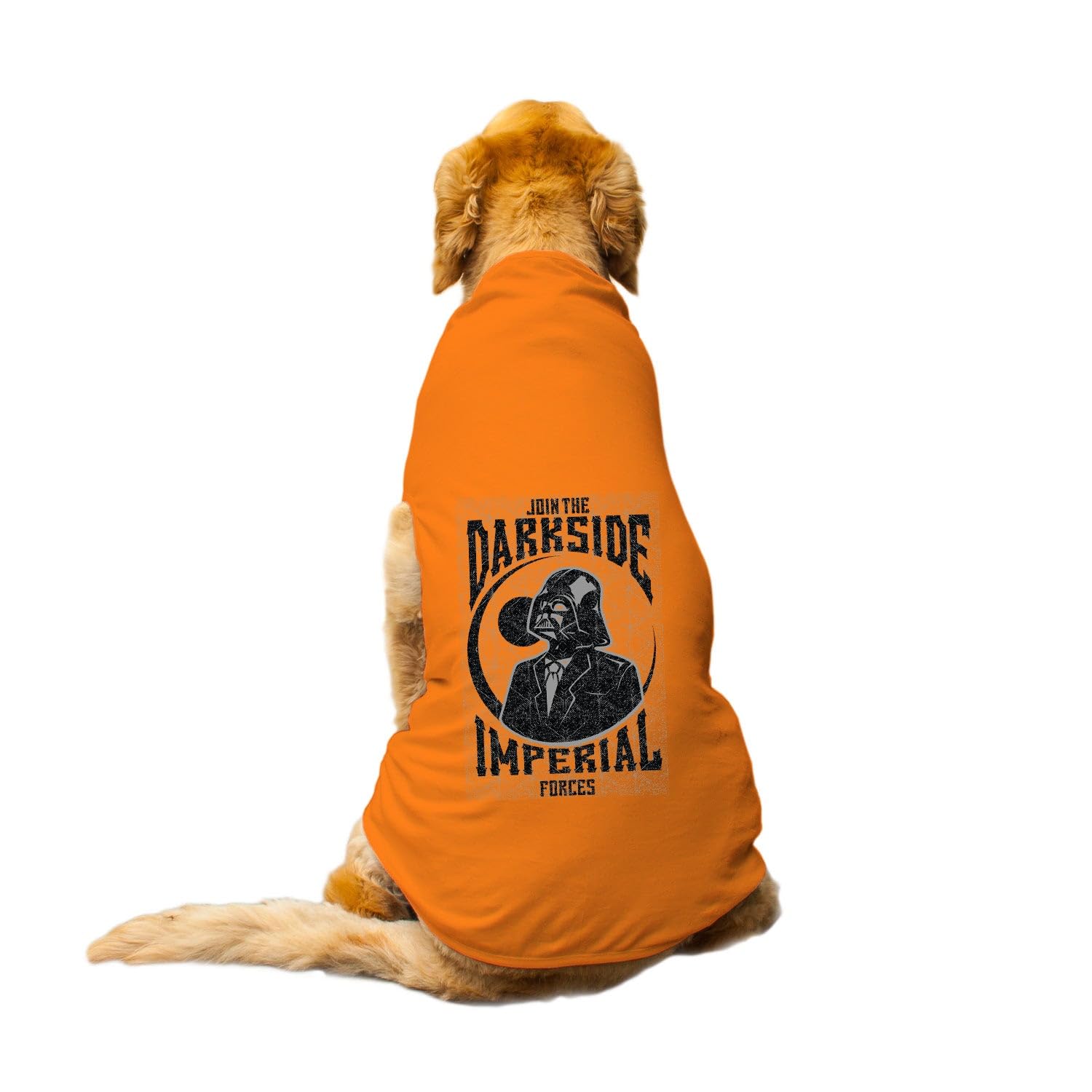 Funketti Dog T-Shirt Dark Round Neck Sleeveless Tank/Tee Comfort, Breathable, Lightweight Dog Clothes/Apparel for Small/Medium and Big Dogs Breeds.(Orange/XL) (B0CCHWRP4H) Amazon Price History, Amazon Price Tracker