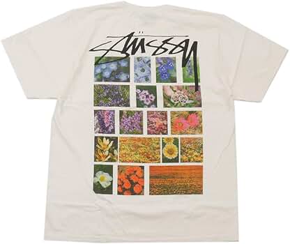 Stussy Flower Grid Pigment Dyed ステューシー 半袖Tシャツ STUSSY 新品 ステューシー FLOWER GRID PIGMENT DYED TEE