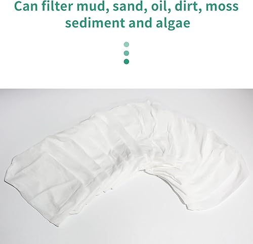 Miniatura 4 de Bolsa de filtro micro para aspiradora de piscina, compatible con Water Tech Catfish Max CG Aqua Escoba y otros lanzadores de piscina de mano sobre