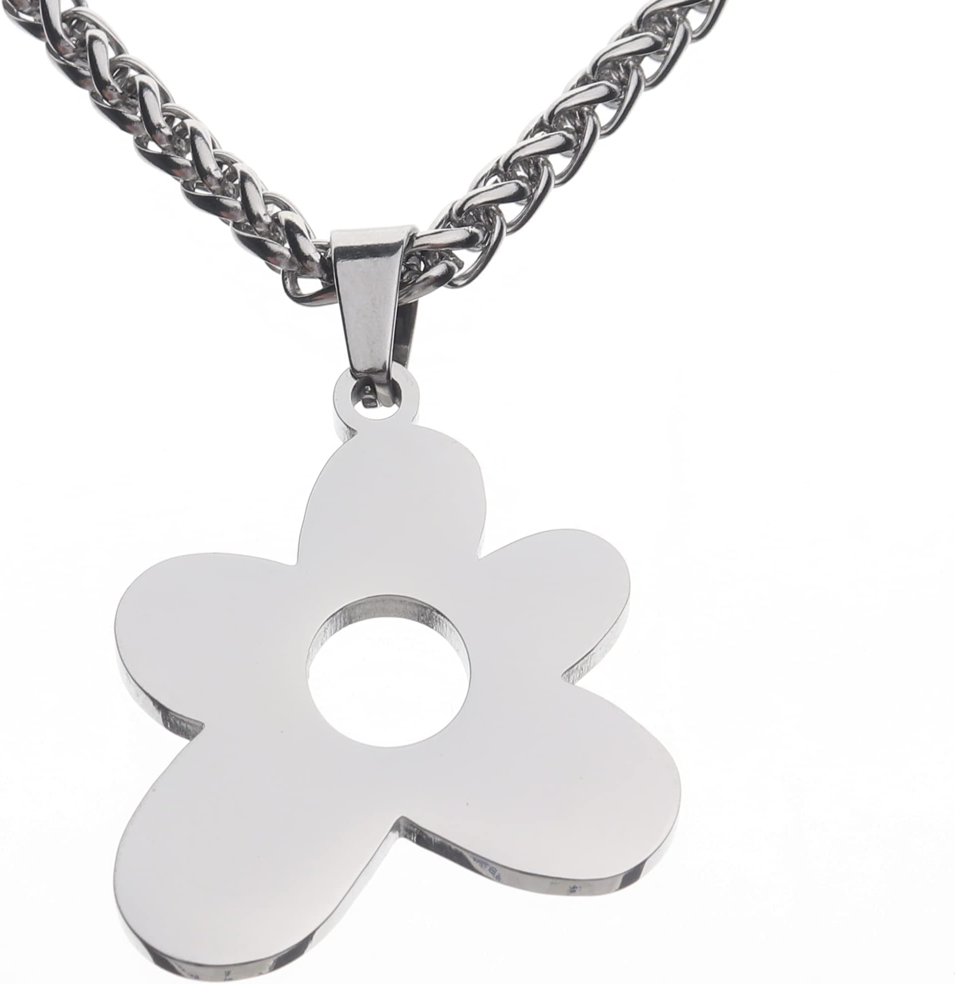 EIGHTEXFlower Hip Hop Pendant Chain Necklace